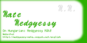 mate medgyessy business card